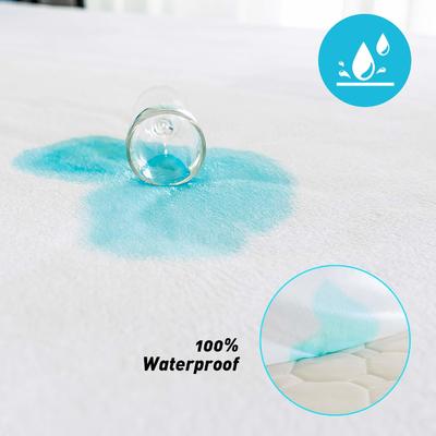 Cheap 80% cotton 20% polyester Waterproof Terry Towel Mattress Protector Fitted Sheet
