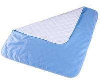 Light Blue Reusable Waterproof 34*32 inch Incontinence Bed Pads
