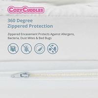 Pack N Play  Quilted  Poly Cotton  Waterproof Mattress Protector 25 X 37 ”