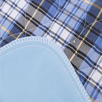 Custom Plaid design Washable Waterproof Bed Pads For Incontinence