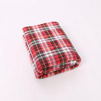 Plaid Design PVC waterproof pad reusable underpad extra large bed pads