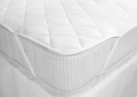 100% Cotton Cover  Quilted Mattress Protector  Pad  With Anchor